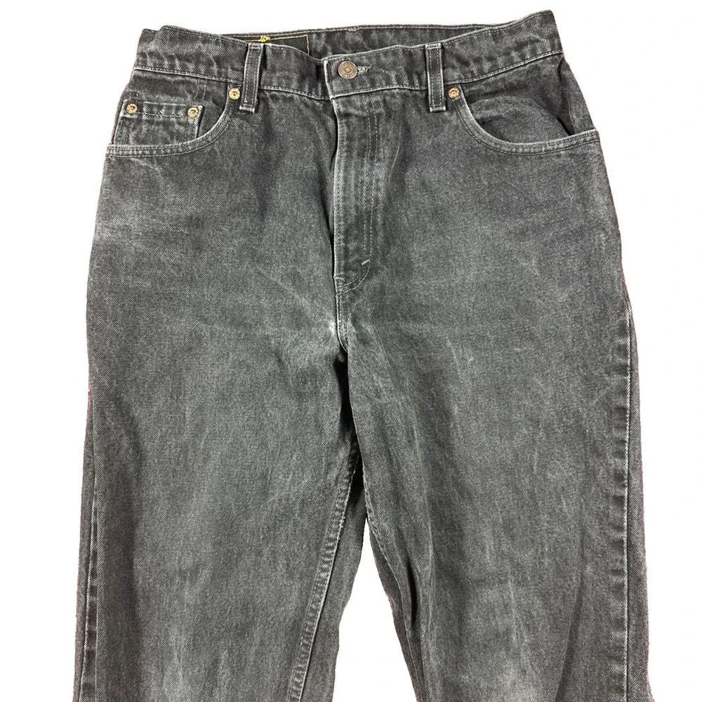 Vintage Levis 505 Faded Black Jeans Mens (Fit 30/31) Made in USA Tapered Leg